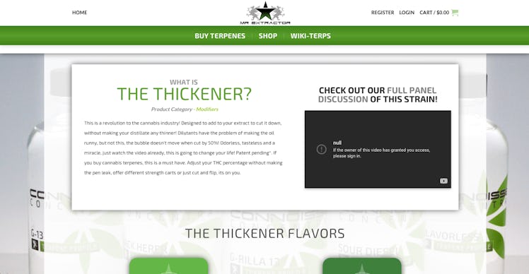 the thickener, mr, extractor