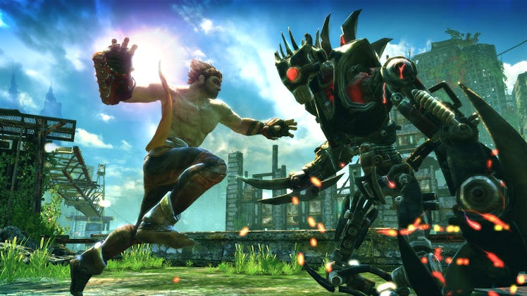 A picture of the 'Enslaved: Odyssey to the West' gameplay