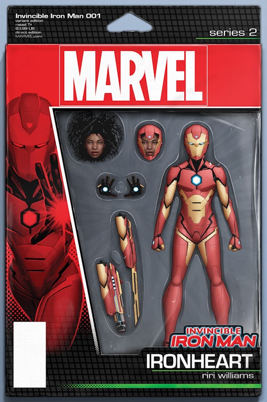 Riri Williams Iron Man Action Figure Cover