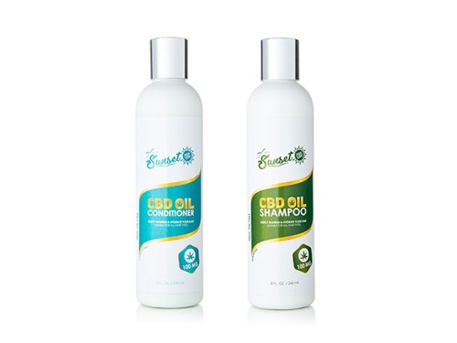 Sunset CBD Organic CBD-Infused Shampoo & Conditioner