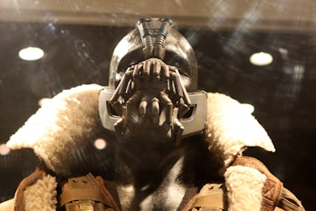 The wearable, noise canceling Hushme bears a striking resemblance to Bane's mask.