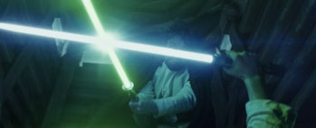 Luke versus Ben in 'The Last Jedi'.