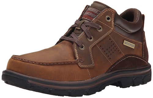 Skechers Men's Segment Melego Leather Chukka Waterproof Boot