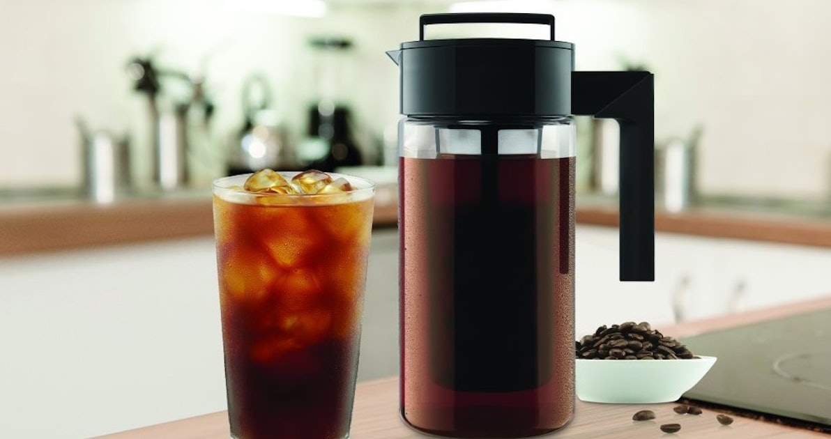 RJ3 4 Cup Ovalware Airtight Cold Brew Iced Coffee Maker 1.0L + Ice