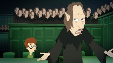 The Shame Wizard puts Andrew on trial in 'Big Mouth' Season 2.