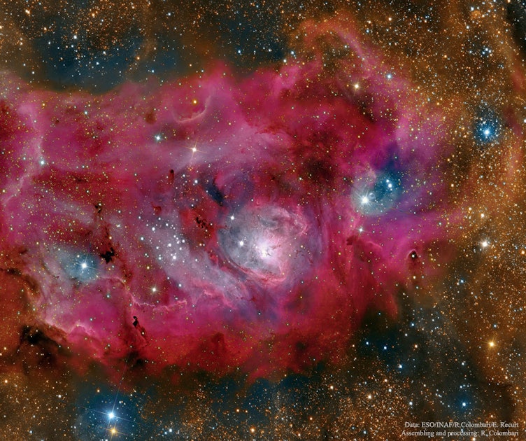Stunning Space Image Peers Into the Heart of the Star-Forming Lagoon Nebula