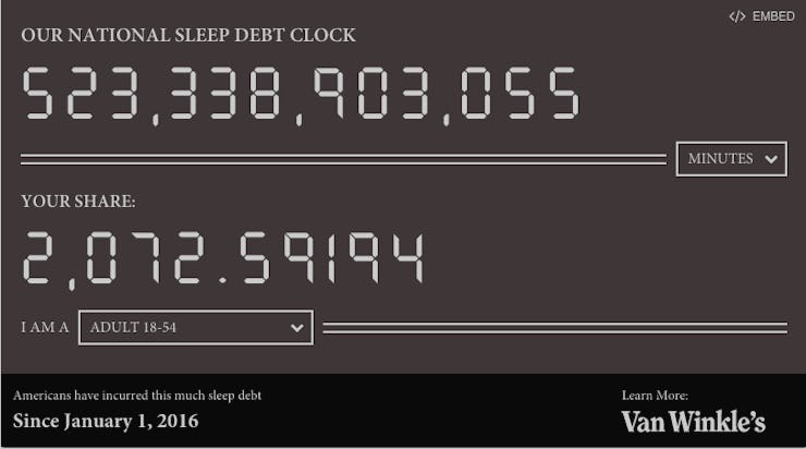 Van Winkle's Sleep Clock