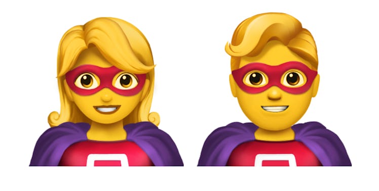 The superhero emoji smile wanly. What do they know? What do they know they know? Do we know they kno...