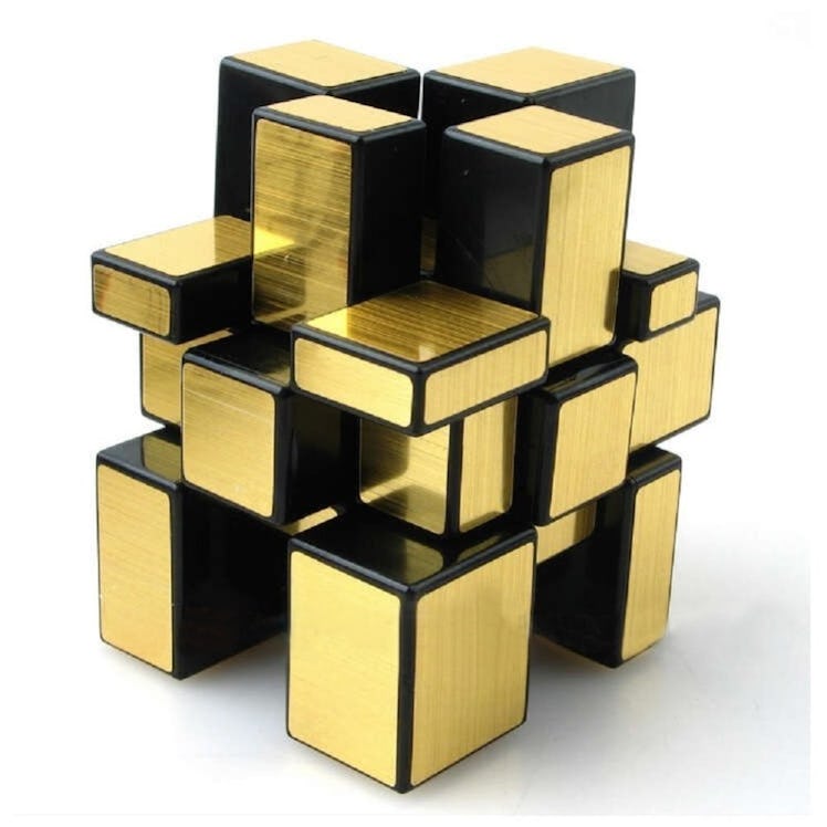 gold rubiks cube