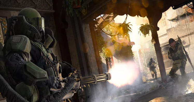 Shooting scene from "Call of Duty: Modern Warfare"