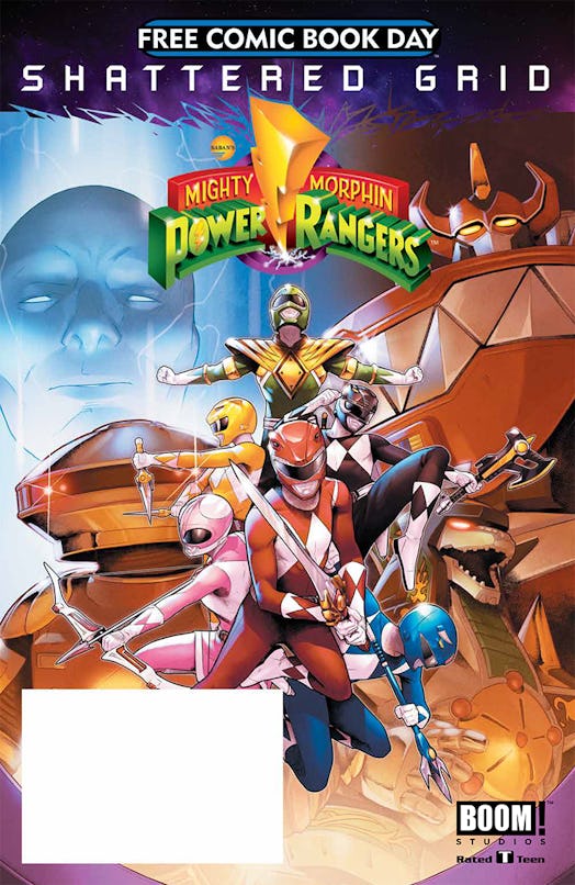 mighty morphin power rangers free comic book day