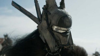 Enfys Nest in 'Solo' kind of looks like a Nazgûl from 'The Lord of the Rings'.