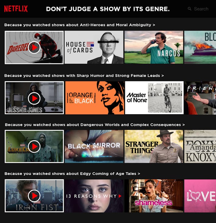 The Netflix Algorithm Is Killing 'Genre Bias'