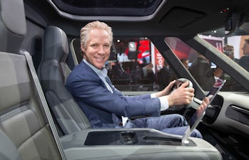 VW Group of America CEO Scott Keough at the LA Auto Show this week. 