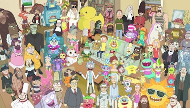 The detail in "Total Rickall" is insane.