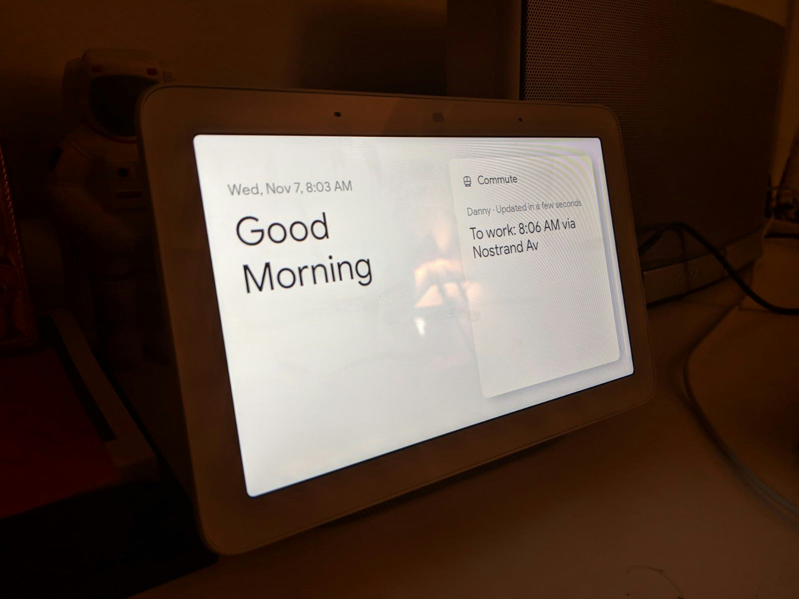 google home hub battery