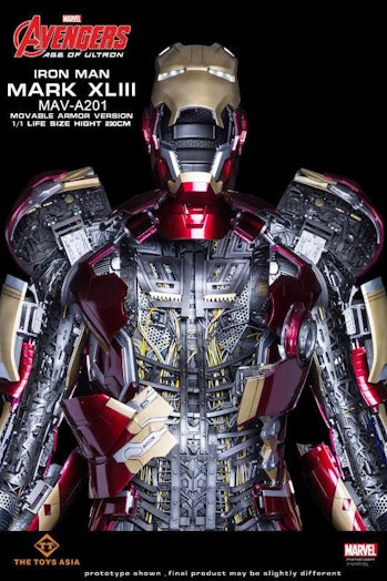 Life Sized Iron Man Suit Has 46 Motors And Costs 365 000