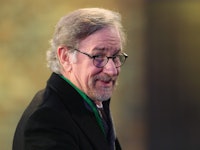 Steven Spielberg smiling for a photo