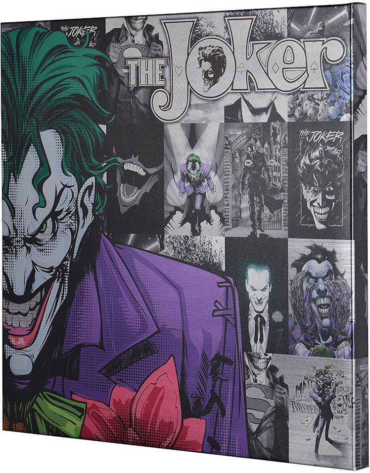 Edge Home Products DC Joker Metallic Canvas Art