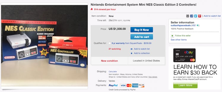 nintendo mini nes ebay