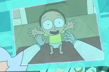 If Rick's been gone for "20 years" then how does he have memories of Morty as a baby?