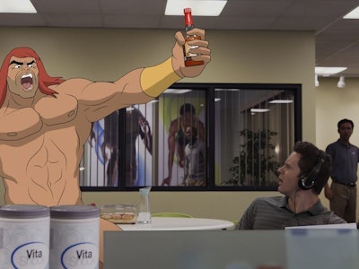 A scene from the show 'Son of Zorn'