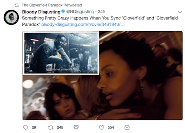 'Cloverfield' and 'Cloverfield Paradox' match up in an uncanny way.