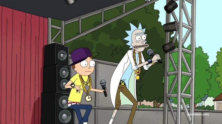 Rick and Morty are no strangers to music festivals.