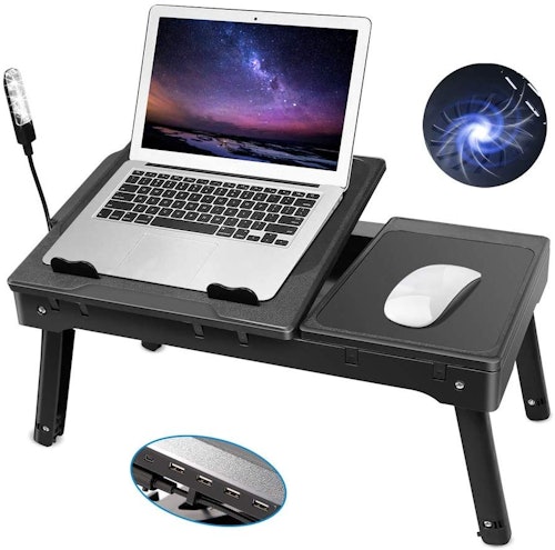Laptop Table for Bed-Moclever Multi-Functional Laptop Bed Tray