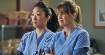 Dr. Christina Yang, Dr. Meredith Grey on 'Grey's Anatomy'.