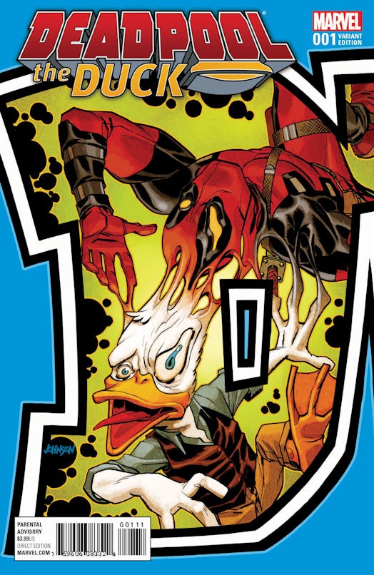 Variant cover for Deadpool the Duck from Marvel Comics