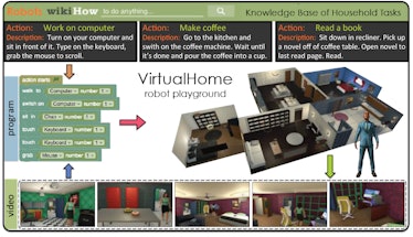 virtualhome training for robots MIT