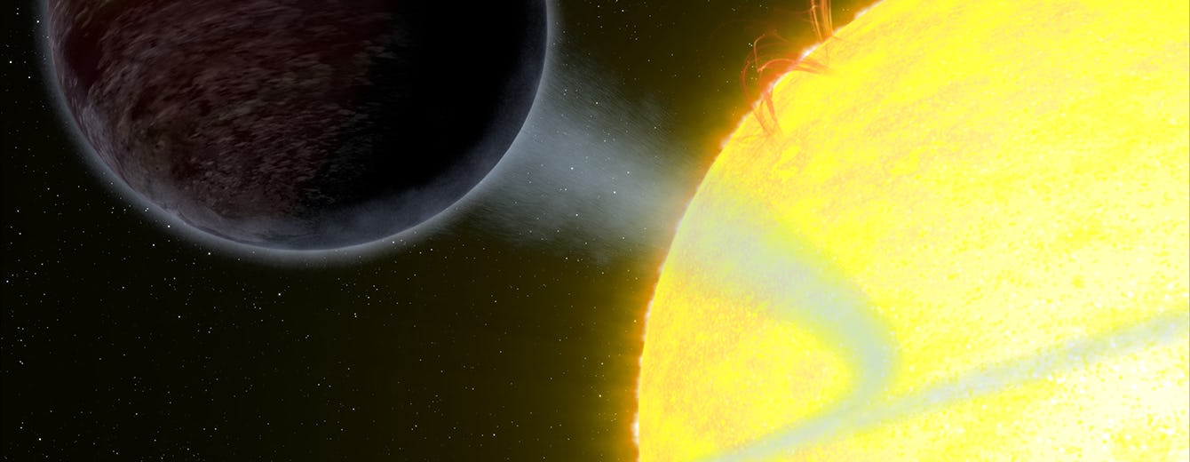 Hubble Space Telescope Finds A Blistering, Pitch-Black Planet