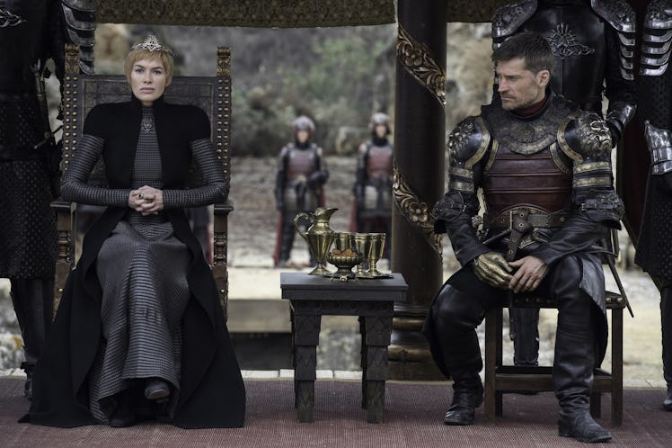 Jaime's look towards Cersei says it all. The twincest lovers are done for.