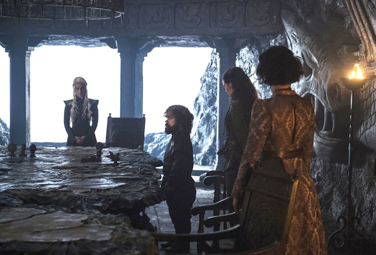 Emilia Clarke and Peter Dinklage in 'Game of Thrones' Season 7 episode 2, 'Stormborn' 