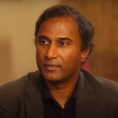 A portrait of Dr. Shiva Ayyadurai who wants people to believe he invented the Email