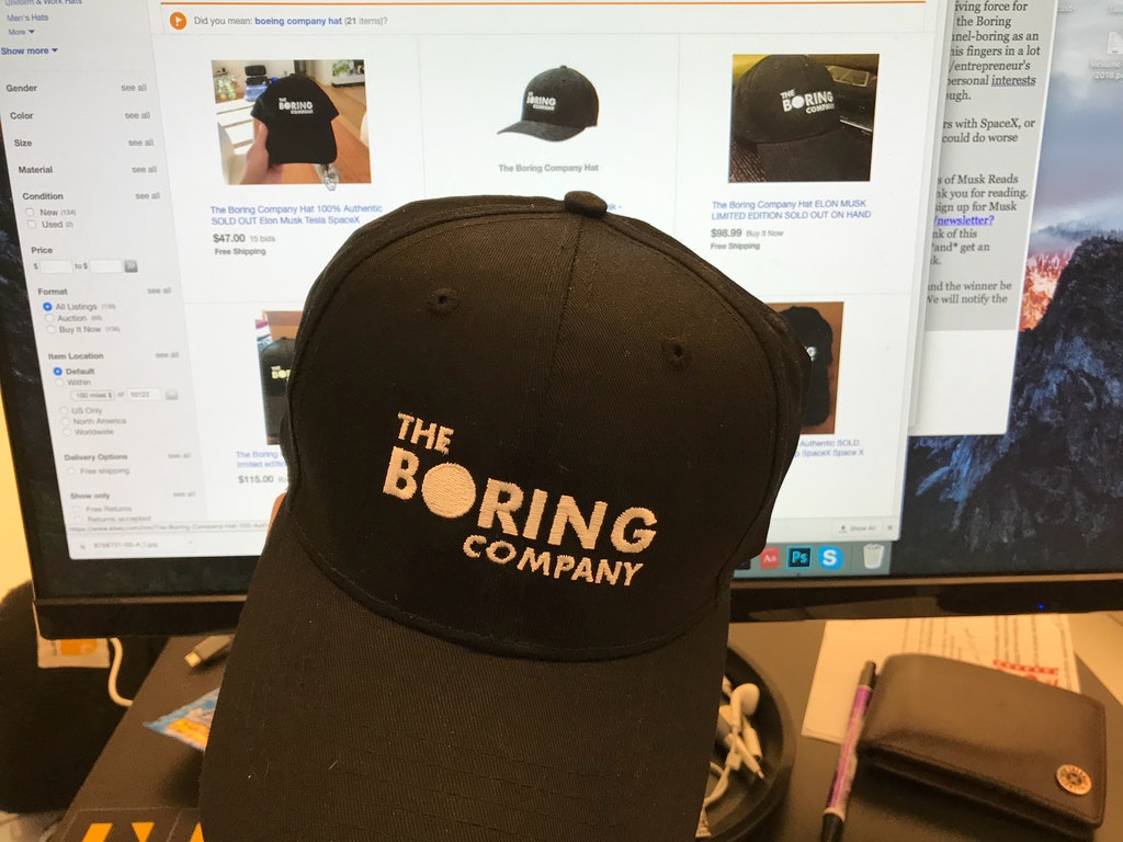 the boring company hat ebay