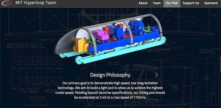 Hyperloop Design E MIT Wins SpaceX Hyperloop Design Competition