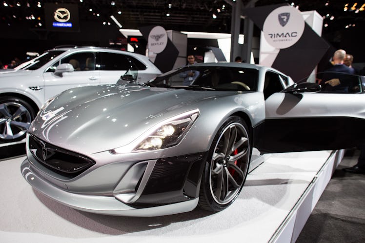 The Rimac Concept One at the NY Auto Show. 