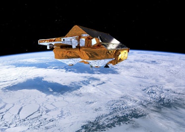 ESA cryosat satellite glacier tracking climate change