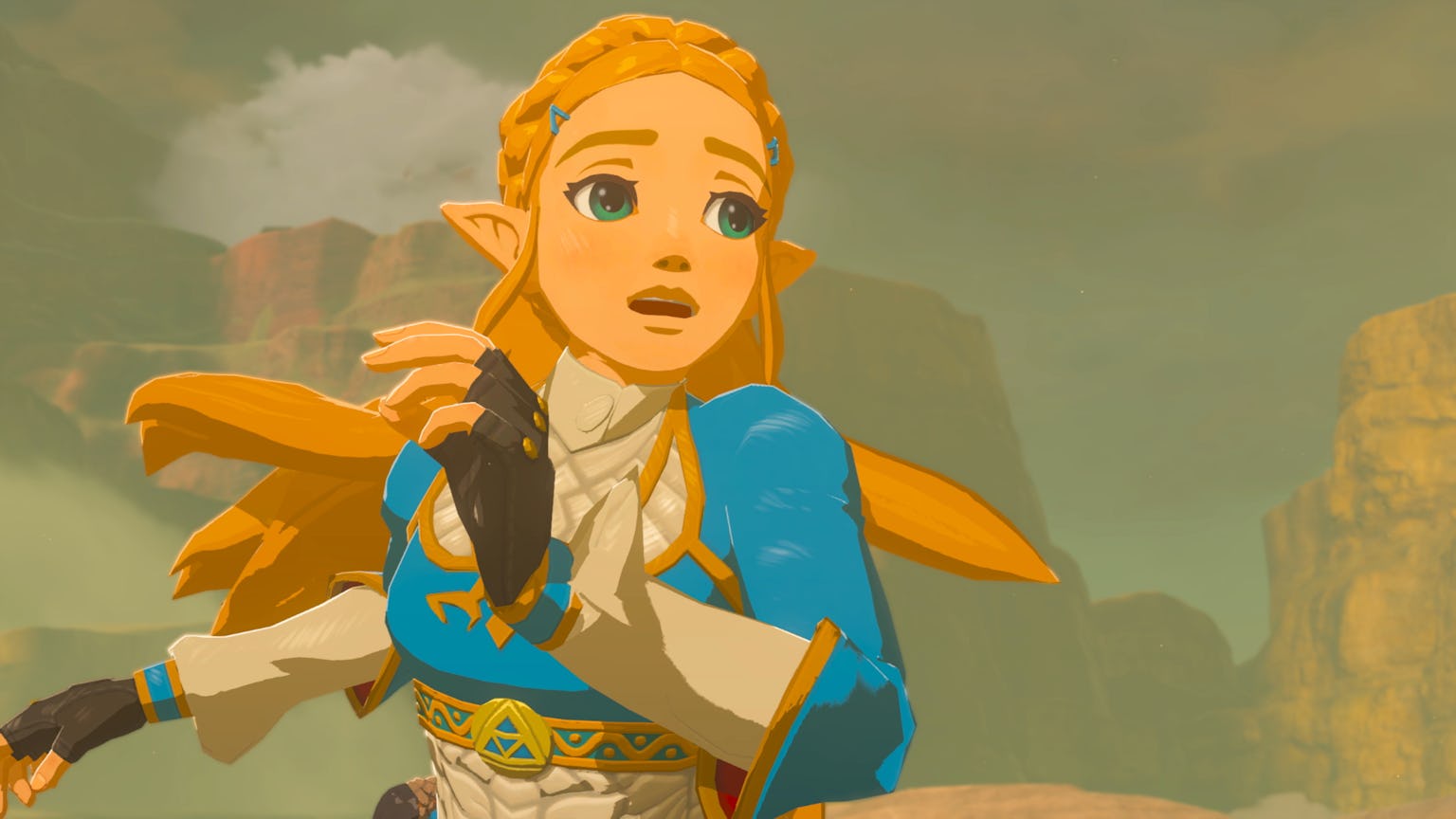 Princess Zelda Breath Of The Wild Artwork