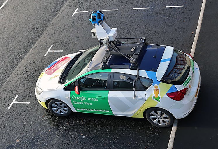 Google Street View car map mapping radar
