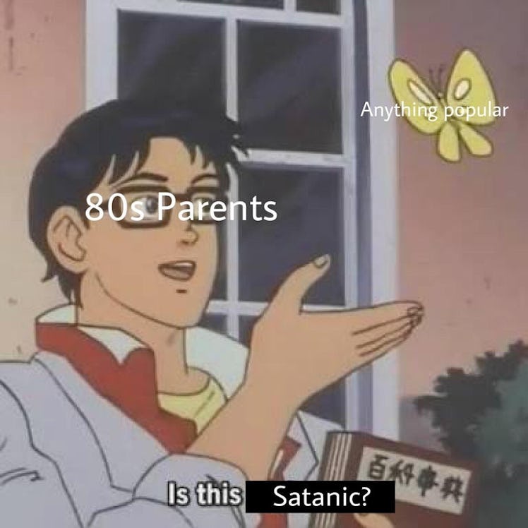 satanic pigeon meme