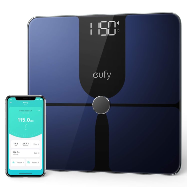 eufy Smart Scale P1 with Bluetooth, Large LED Display, 14 Measurements, Weight/Body Fat/BMI/Fitness ...