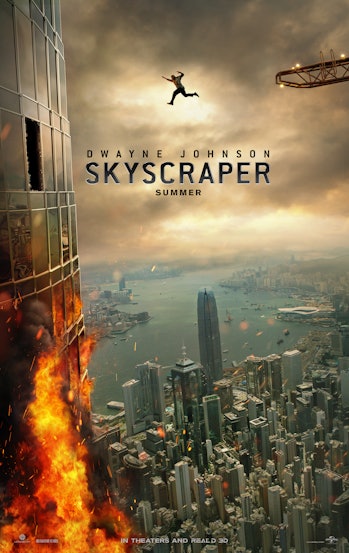 'Skyscraper' film poster.