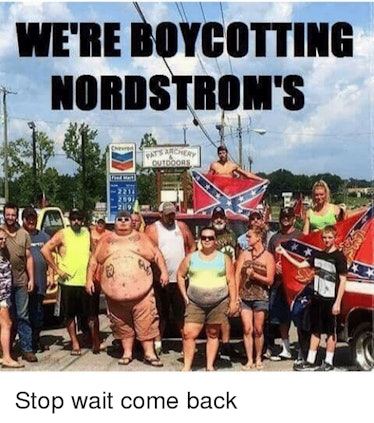 The internet struck back at Trump supporters' calls to boycott Nordstrom. 