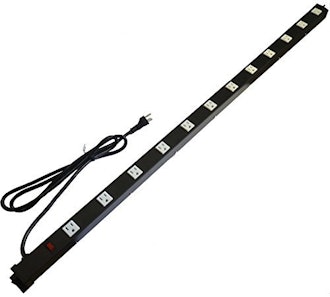 Opentron OT4126 Metal Surge Protector Power Strip 4 Feet 12 Outlet