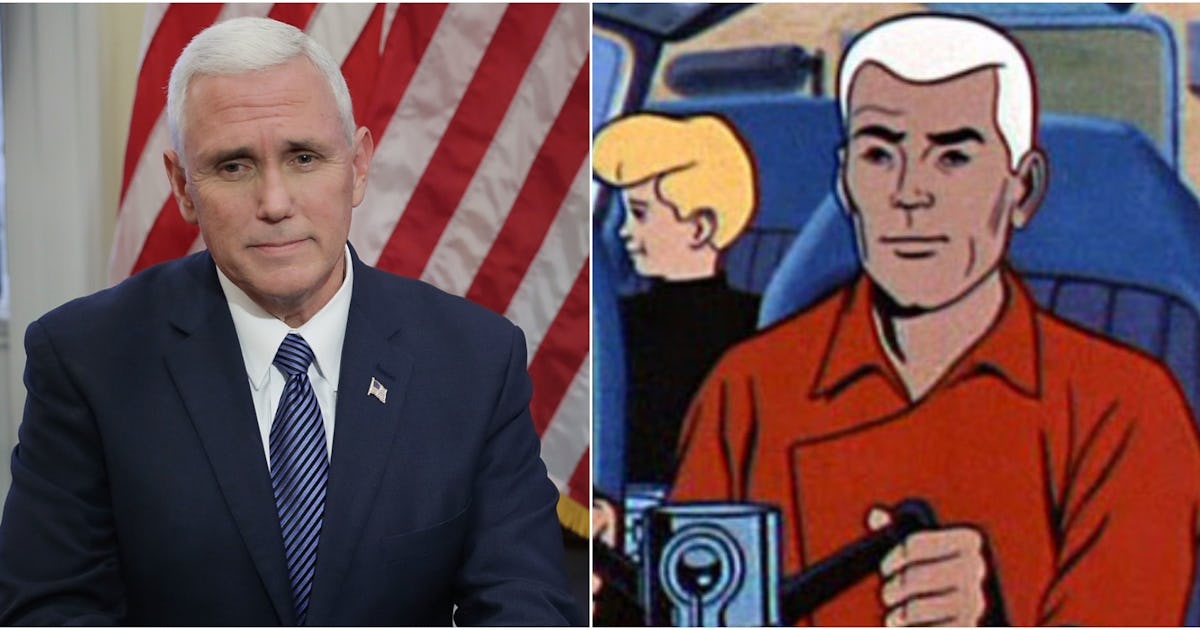 Mike Pence S Resemblance To Race Bannon From Jonny Quest Sparks Memes Mike Pence S Resemblance To Race Bannon From Jonny Quest Sparks Memes