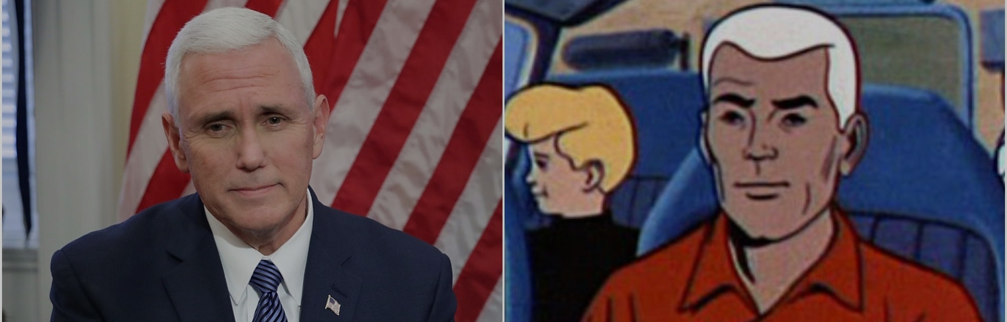 Mike Pence S Resemblance To Race Bannon From Jonny Quest Sparks Memes Mike Pence S Resemblance To Race Bannon From Jonny Quest Sparks Memes