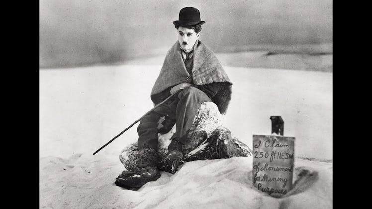 Charlie Chaplin in 'The Gold Rush'